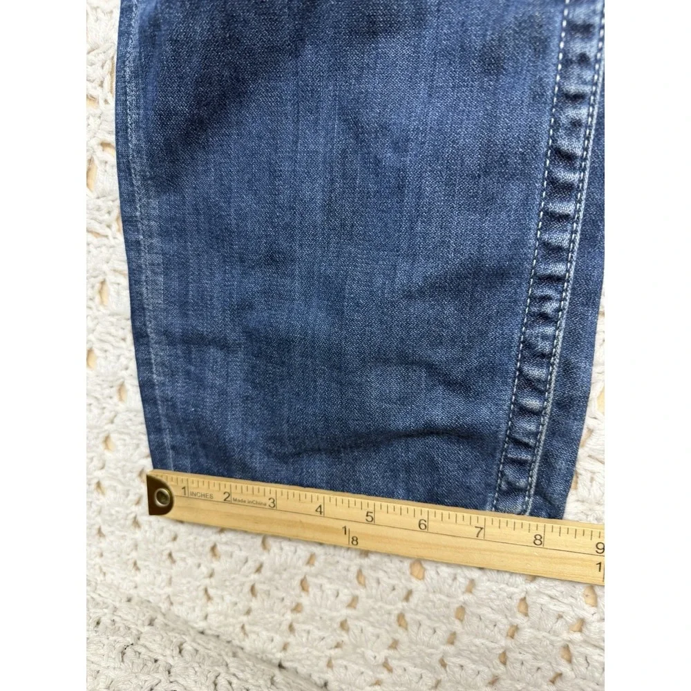 True Religion‎ Jeans Mens Tag 40 Fits W42 L33 Blue Denim Skinny Flap Mesh